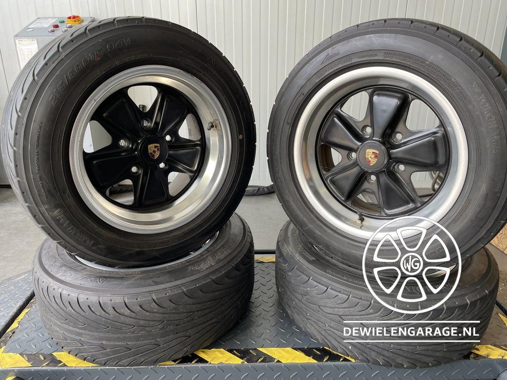 Porsche 911 Fuchs Velgen Origineel 15 inch 7J 8J 15x7 en 15x, Pneus et Jantes, -, Véhicule de tourisme, -