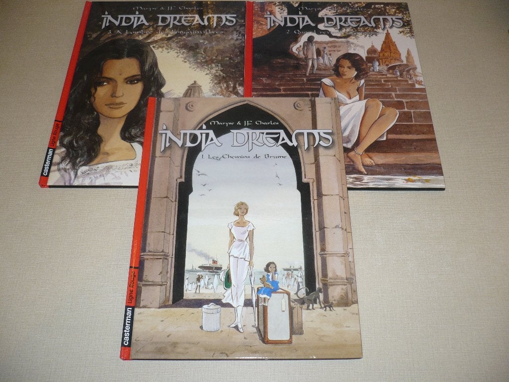 Lot de 3 bd India dreams en réédition, Plusieurs BD, Enlèvement ou Envoi, Utilisé