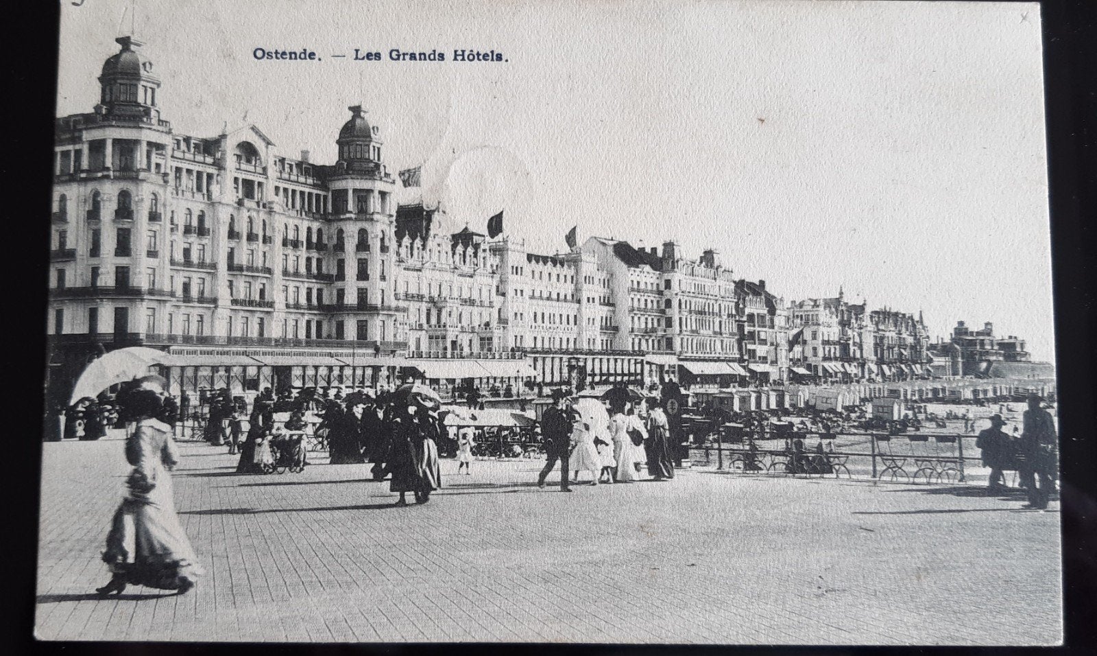 OSTENDE OOSTENDE les GRAND HOTELS DIGUE, Verzamelen, Ophalen of Verzenden
