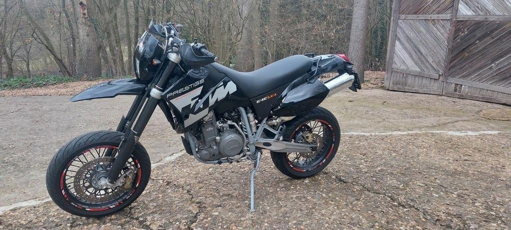 Supermoto 640 prestige top staat, 620 cm³, Ktm, Comme neuf, Enlèvement
