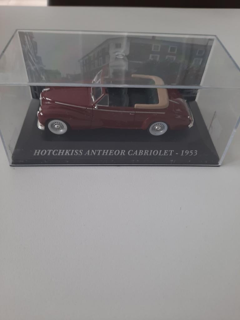 Miniatuur auto altaya ixo hotchkiss antheor cabriolet 1953, Enlèvement ou Envoi, Comme neuf, Voiture, Autres marques