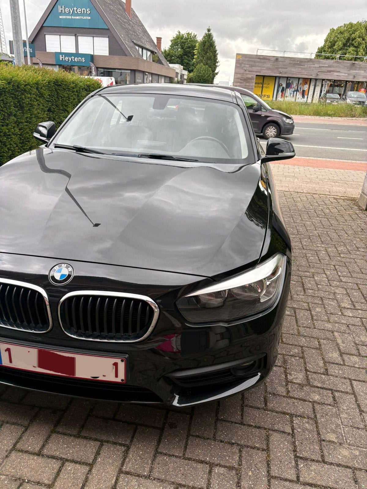 Bmw 160 zwart, Auto's, USB, Zwart, Leder, 1200 kg