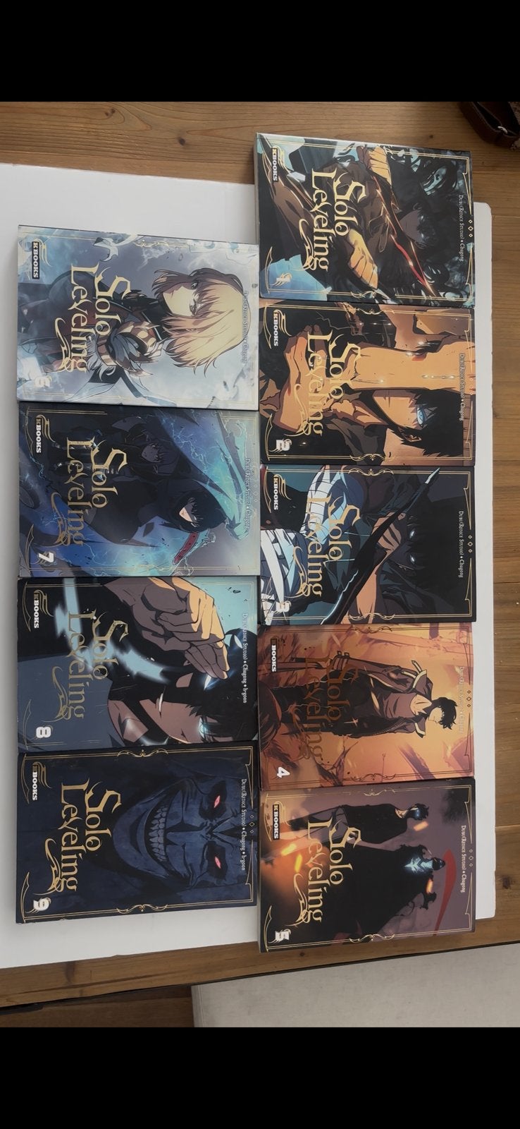 Solo Leveling — Volumes 1 tot 9 — Zeer goede conditie, Ophalen, Zo goed als nieuw