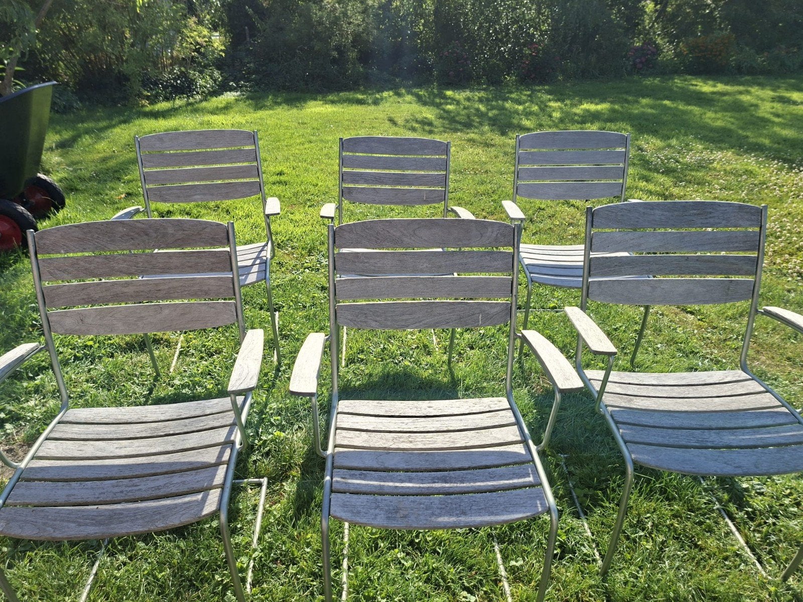Chaises de jardin robustes empilables « Berga Form », Jardin & Terrasse, Enlèvement