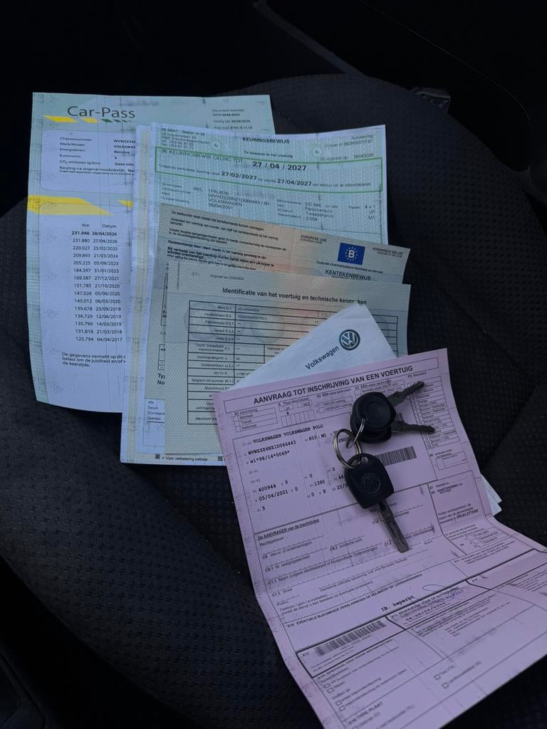 Vw Polo 1,4 benzine gekeurd vvk, euro4, in topstaat!, Auto's, Voorwielaandrijving, Stof, Zwart, 4 cilinders
