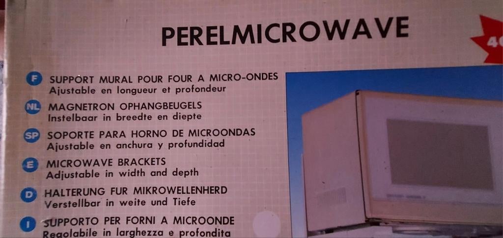 Applique murale pour micro ondes neuf, Ophalen of Verzenden