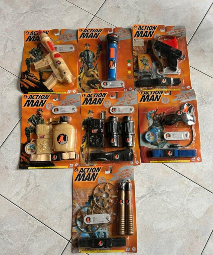 LOT ACTION MAN VINTAGE  neufs sous blister, Collections, Collections Autre, Enlèvement, Neuf