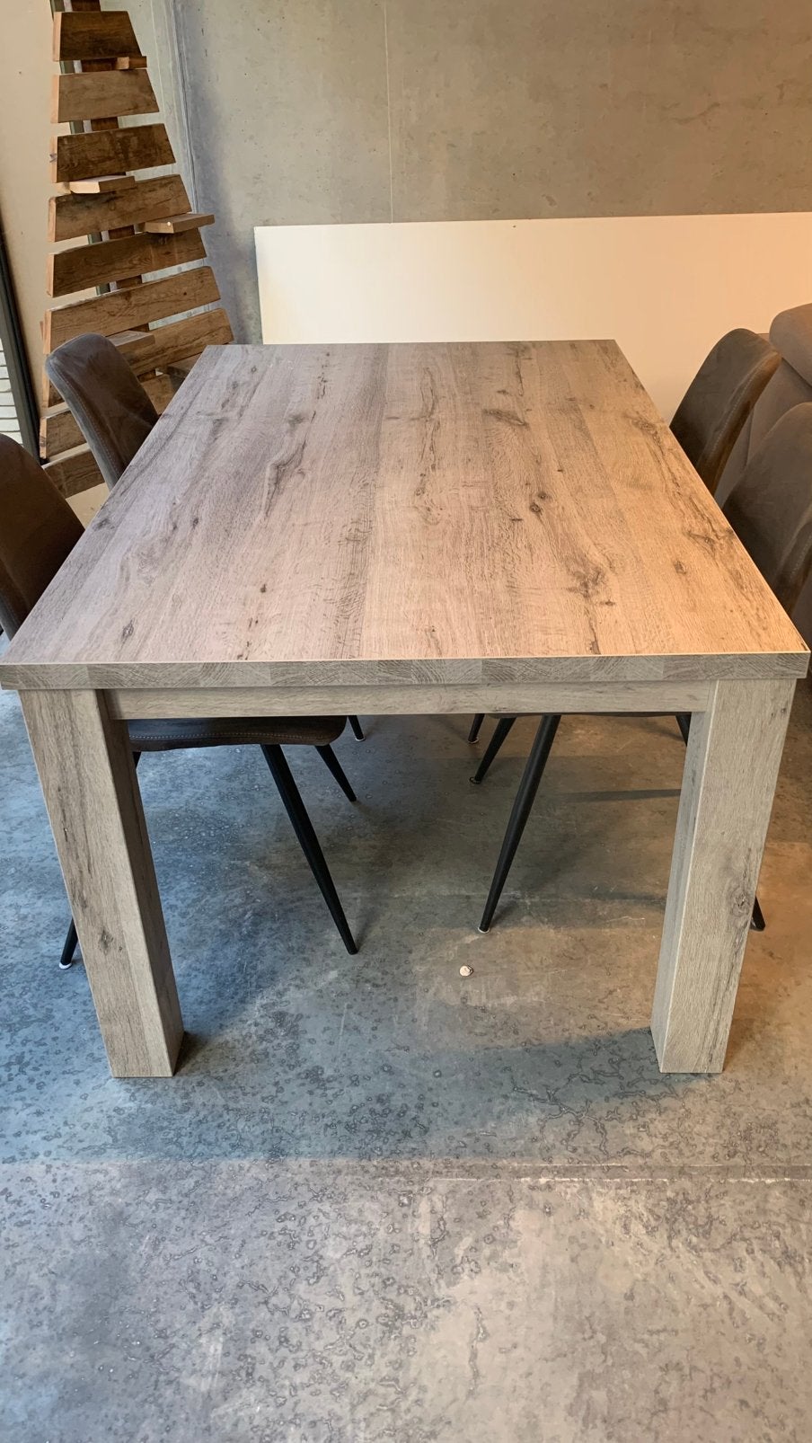 Houten tafel, Ophalen, Gebruikt, 100 tot 150 cm, Hout
