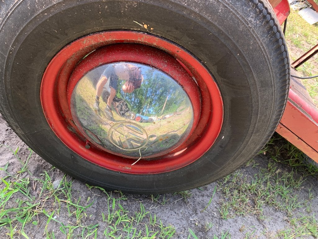 Volkswagen velgen en banden retro, Auto-onderdelen, Ophalen, Band(en)