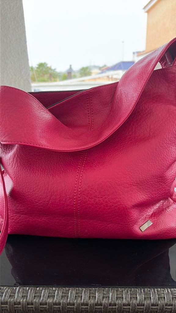 Sac à main  rouge 38/34/13 cm, Ophalen of Verzenden, Nieuw, Rood, Handtas