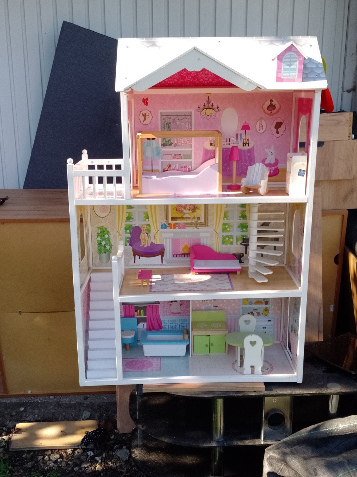poppenhuis 60 euro, Kinderen en Baby's, Ophalen of Verzenden, Poppenhuis