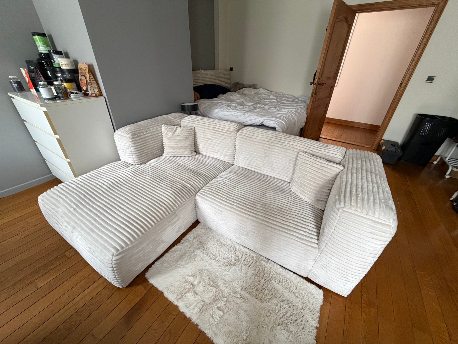 Teddy zetel, Huis en Inrichting, Ophalen, Gebruikt, Stof, Teddy/zacht