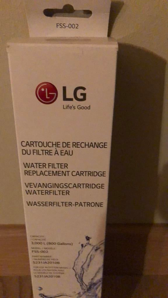 LG neuf - cartouche rechange filtre a eau, Electroménager, Enlèvement ou Envoi