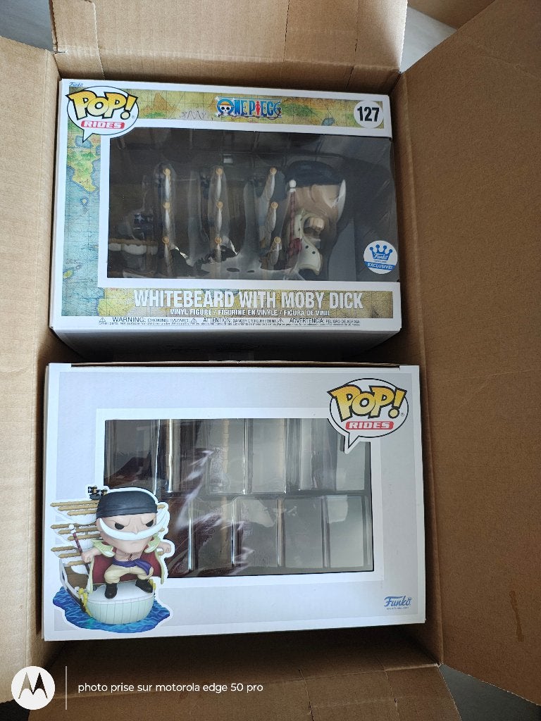Lot Funko pops One piece Whitebeard with Moby Dick neufs, Collections, Enlèvement ou Envoi, Neuf