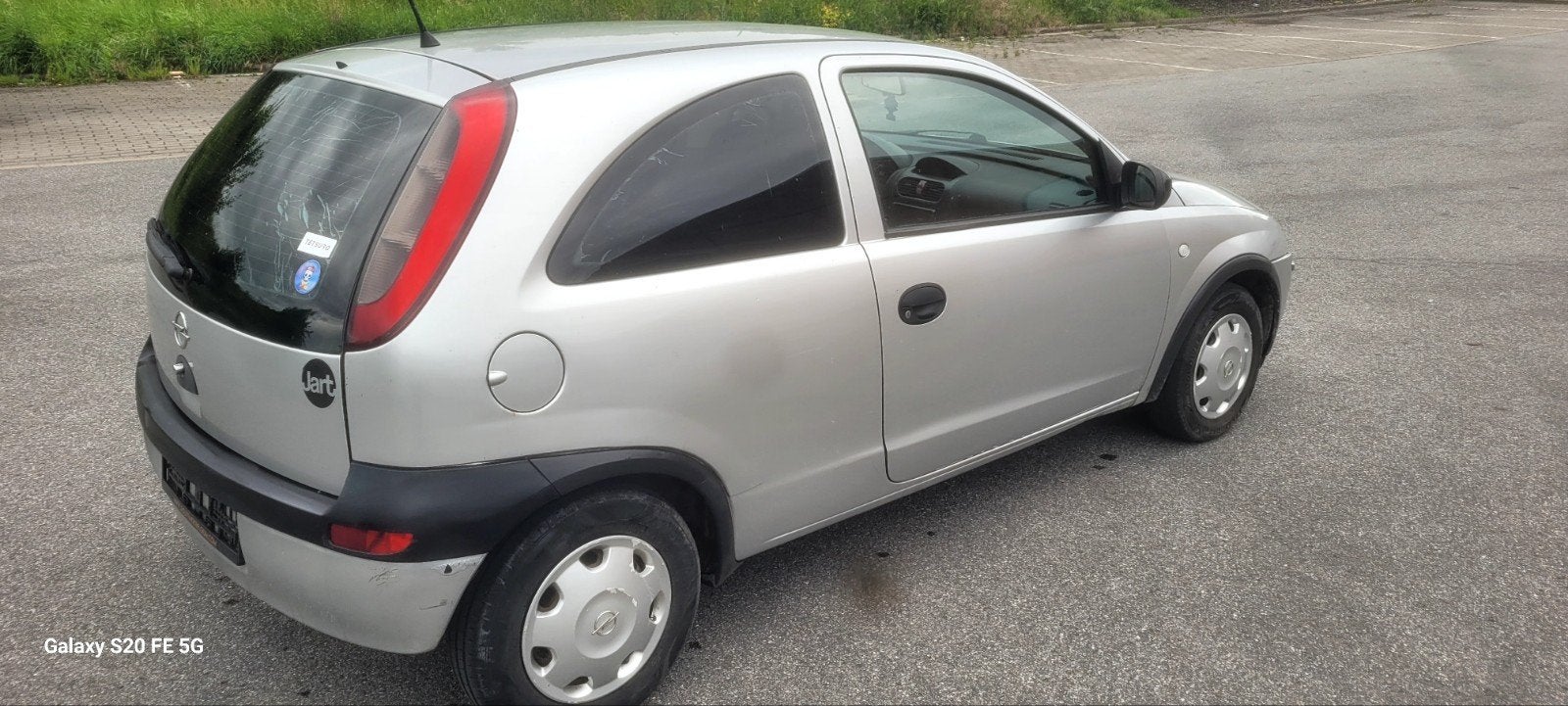 OPEL CORSA 2002+1.2ES+EURO 4+CTOK+DEMANDE D'IMMATRI À 1499EU, Auto's, 1199 cc, USB, Bedrijf, Zilver of Grijs
