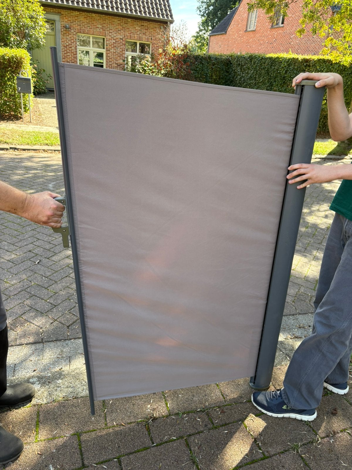 Pare-brise enroulable, toile d'ombrage de 3 m à 1,5 m, Jardin & Terrasse, Écrans de jardin, Enlèvement, Utilisé