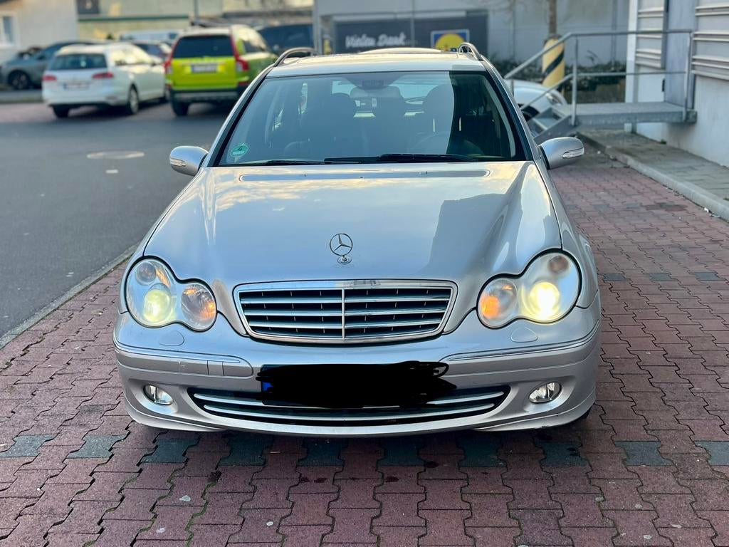 Mercedes Benz C320 CDI W203 7G Voll Ausstg BI-XENON, Auto's, Zwart, Leder, Particulier, Euro 4