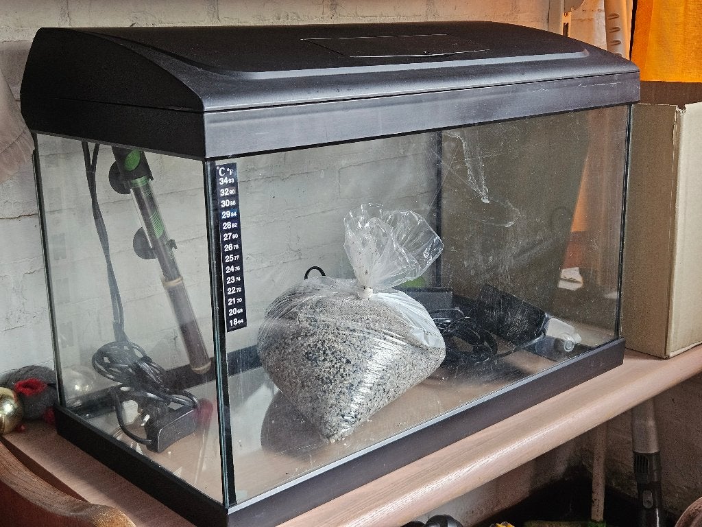 Aquarium 50L compleet, inclusief alles, Dieren en Toebehoren, Vissen | Aquaria en Toebehoren, Ophalen, Pomp, Gebruikt