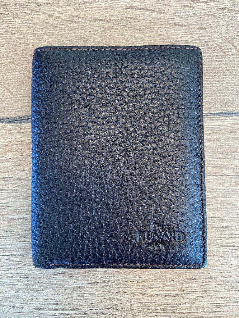 Lederen portefeuille Yves Renard NIEUW, Overige merken, Bruin, Nieuw, Ophalen of Verzenden