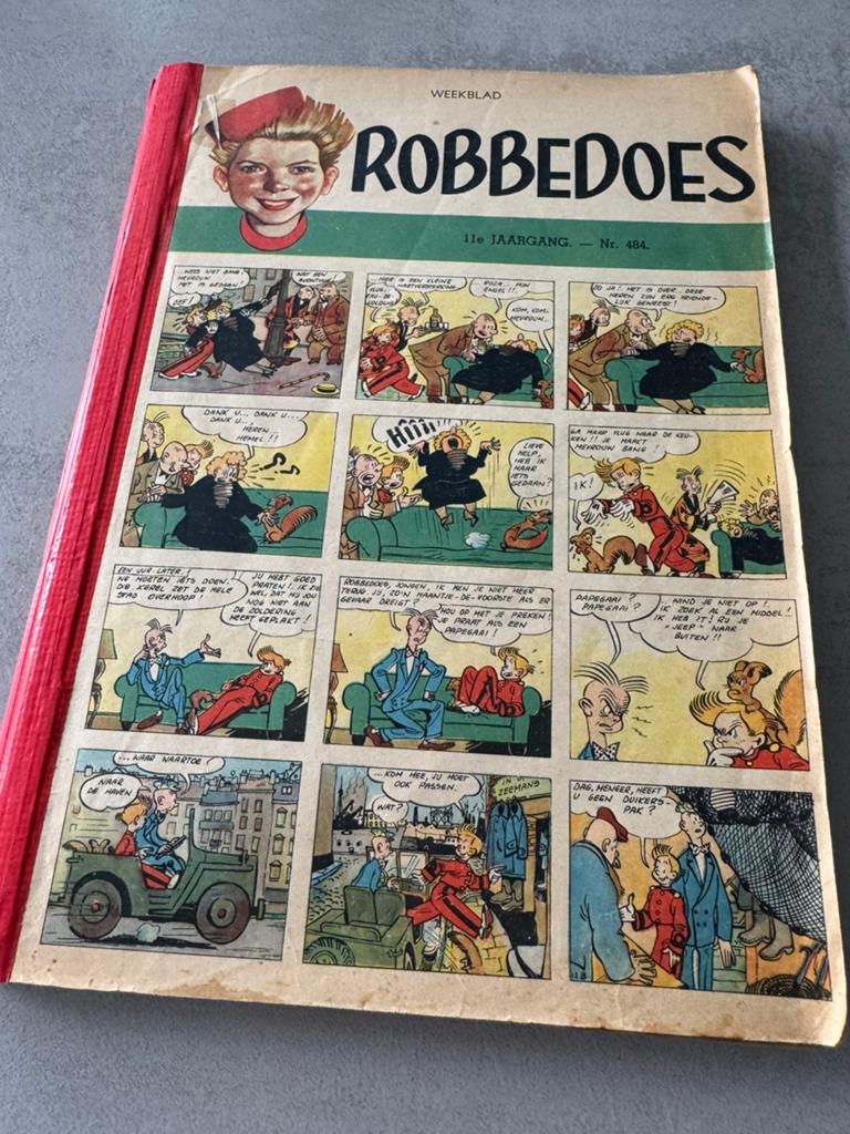 Originele Robbedoes jaargang 1949 - ingebonden 484 t/m 496, Une BD, Enlèvement ou Envoi, Utilisé