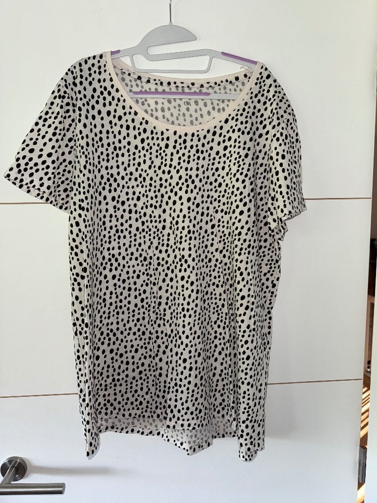 T-shirt C&A blanc/noir, Vêtements | Femmes, T-shirts, Neuf, Manches courtes, Taille 46/48 (XL) ou plus grande, Enlèvement ou Envoi