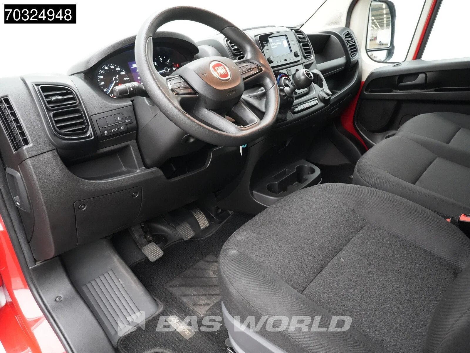 Fiat Ducato 140pk D'Hollandia Laadklep Zijdeur Bakwagen Airc, Auto's, Stof, Gebruikt, Euro 6, 4 cilinders