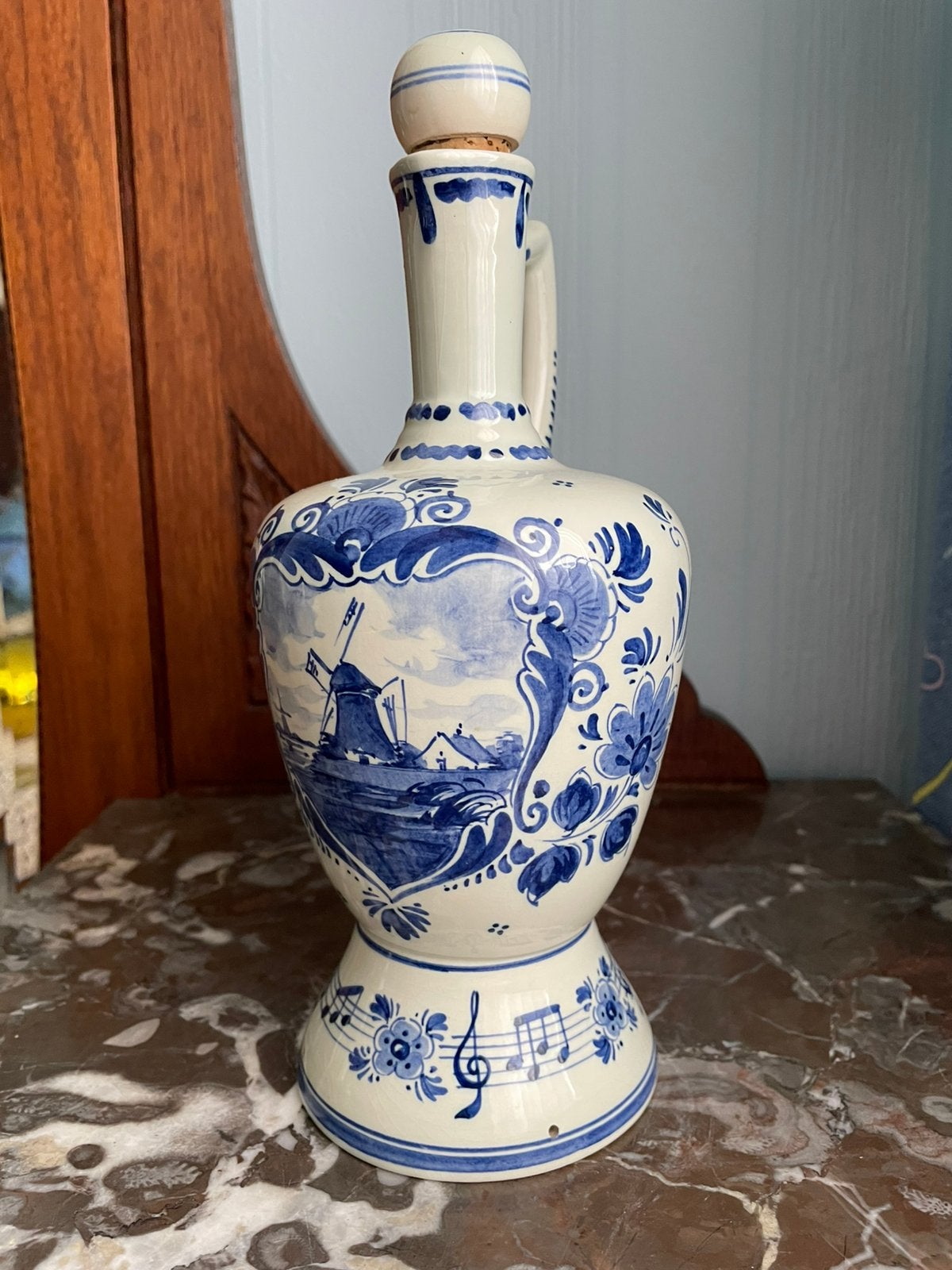 karaf delfts blauw, Antiek en Kunst, Ophalen