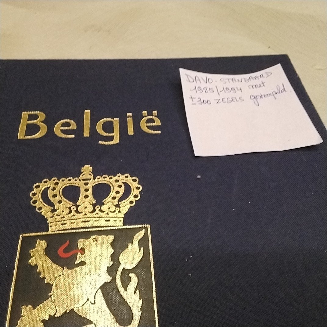 Album BELGIE DAVO STANDARD 1985/1994 estampillé, Enlèvement ou Envoi