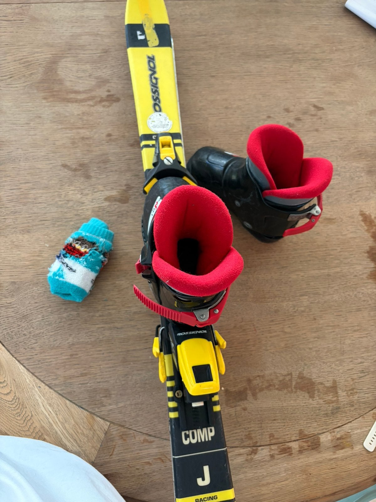 Skilatten 90cm skibot 27,5 eu maat met sokken, Dieren en Toebehoren, Hondenhalsbanden en Penningen, Ophalen, Gebruikt