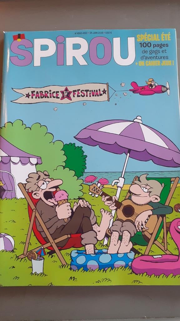 Livre spirou destockage invendu juin 2025 special été, Livres, Enlèvement ou Envoi