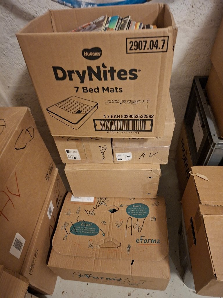 lot de + ou - 1000 45 tours Anglais/Français,..., Ophalen, Gebruikt, EP, Overige genres