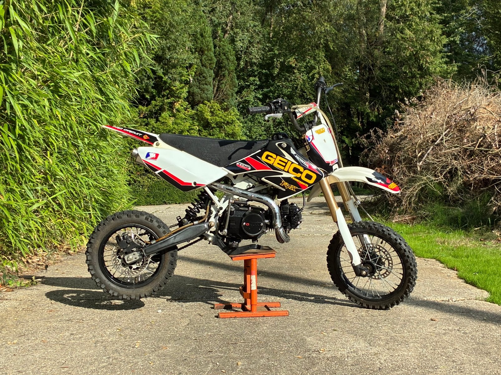Pitbike / dirtbike 125, Ophalen of Verzenden, Zo goed als nieuw, Dirtbike