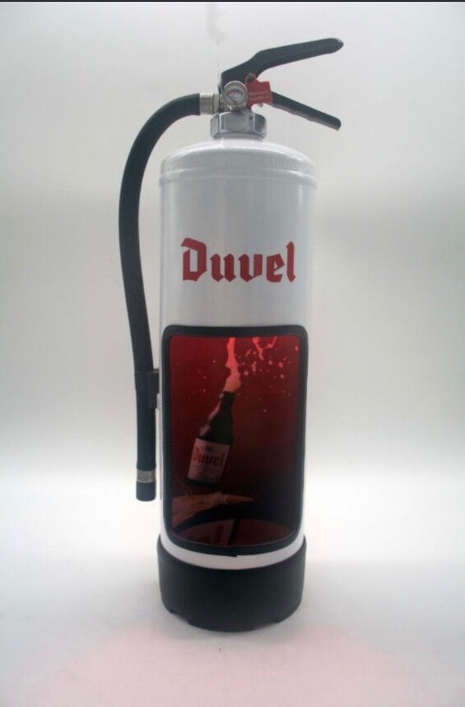 Duvel brandbluslamp, Collections, Marques de bière, Enlèvement, Comme neuf, Autres types, Duvel