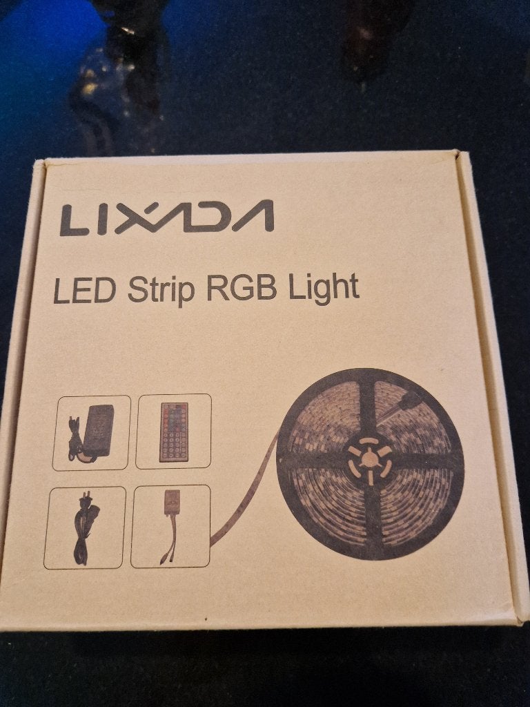 Kit ruban LED RGB Lixada 5m, neuf, complet, Enlèvement ou Envoi, Neuf, Multicolore, Autres marques