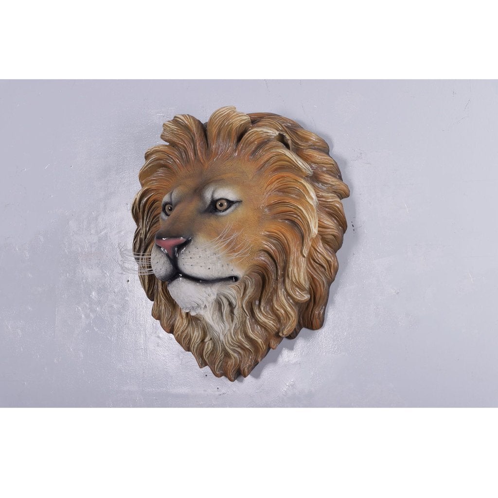 Tête de roi lion — Décoration murale — Hauteur du lion 66 cm, Collections, Enlèvement, Neuf