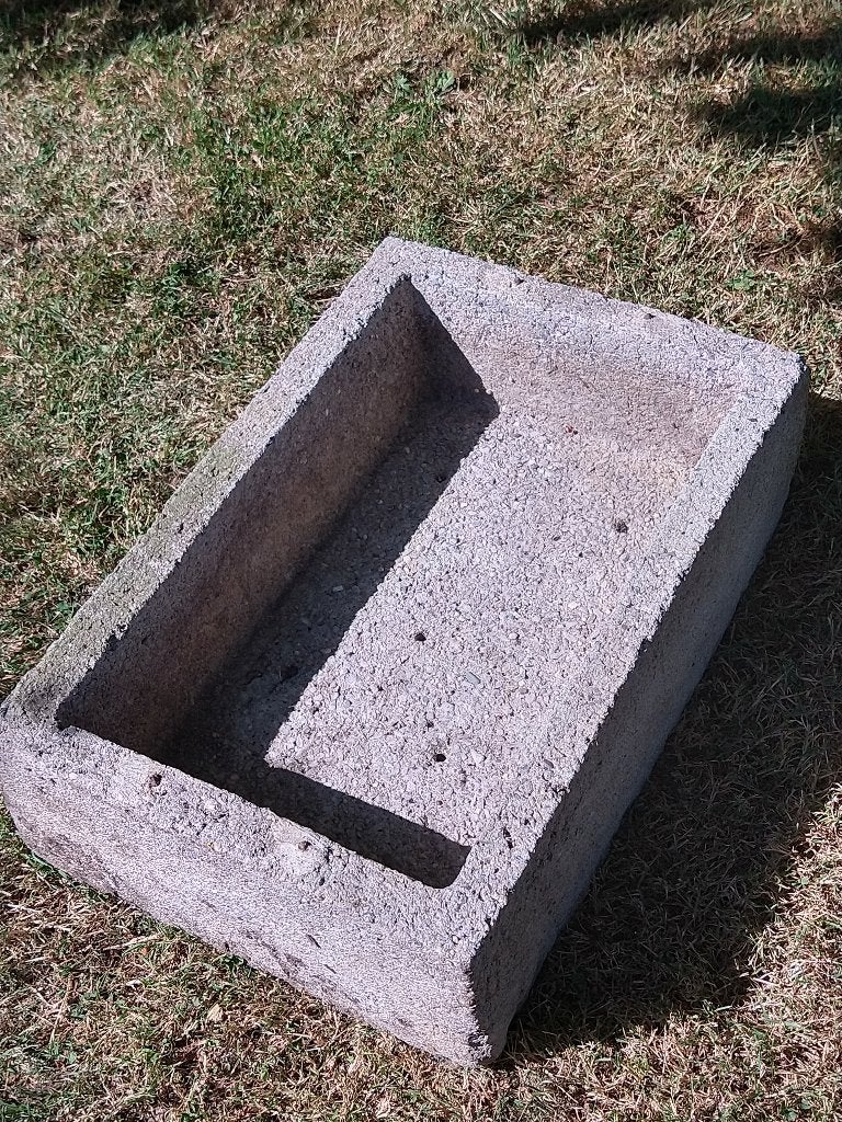 betonnen voederbak, plantenbak, Jardin & Terrasse, Bacs à fleurs & Jardinières, Enlèvement