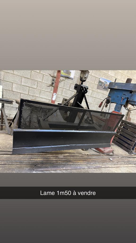 Lame forestière ou terrassements, Enlèvement ou Envoi