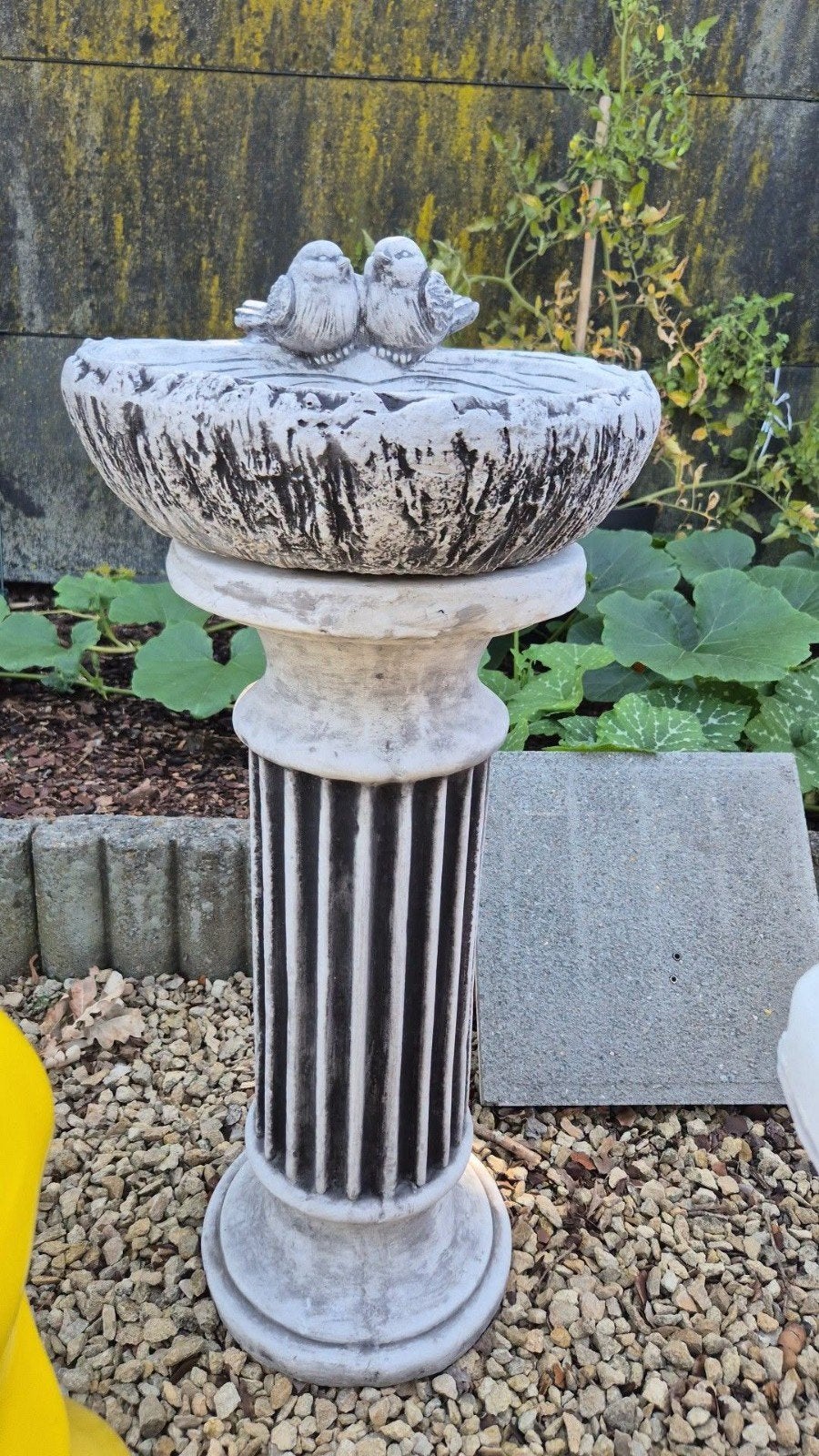 vogeldrinkschaal beton, Tuin en Terras, Tuinbeelden, Ophalen, Nieuw, Beton, Dierenbeeld