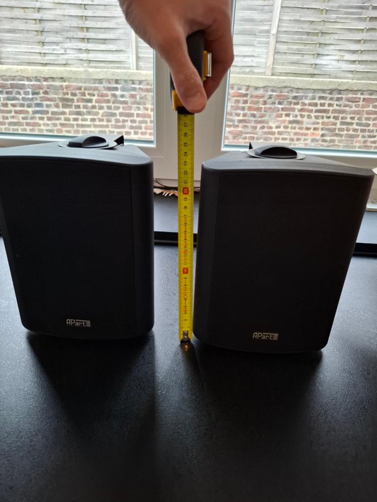 Enceintes professionnelles Apart SDX 5BL, Autres marques, Moins de 60 watts, Enlèvement ou Envoi, Utilisé