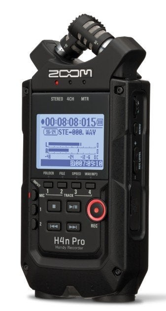 Zoom H4N PRO - enregistreur professionnel, TV, Hi-fi & Vidéo, Enregistreurs audio, Enlèvement, Magnétophone, Avec protection anti-poussière