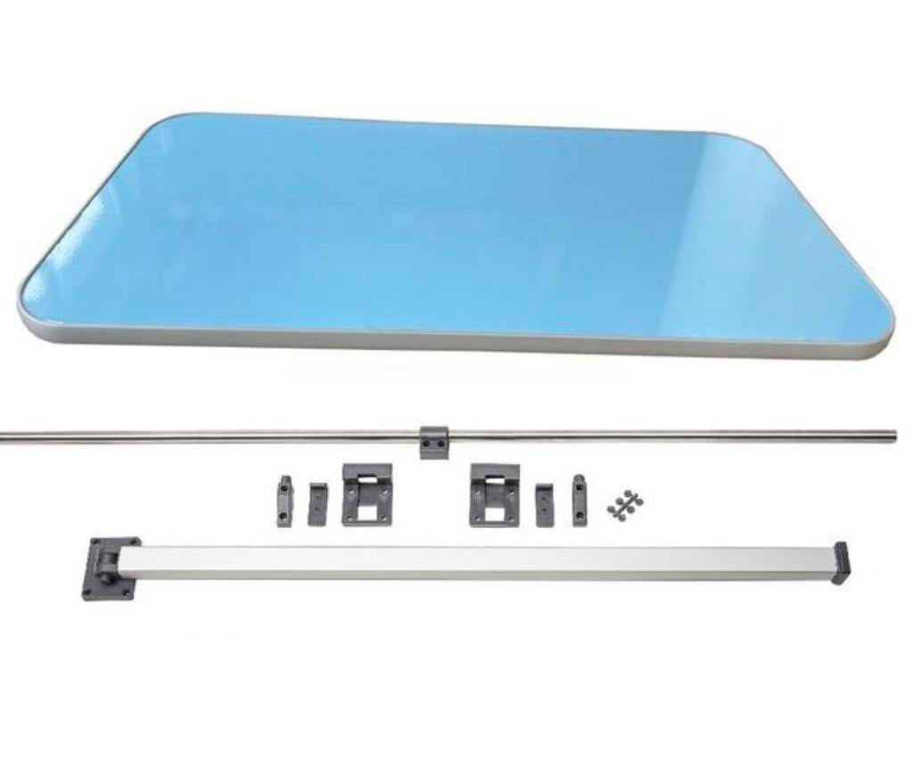 Blauwe glittertafel tafel + inklapbare poten Caravan Camper, Caravans en Kamperen, Ophalen of Verzenden, Nieuw