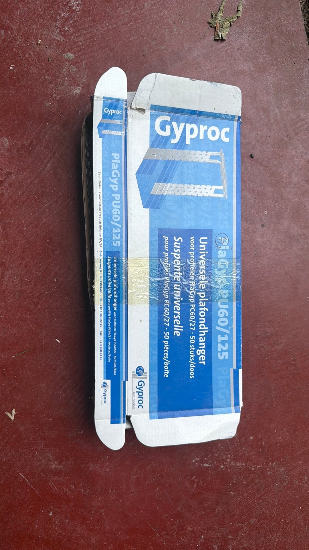 Gyproc PlaGyp PU60/125 + Coeck directophanger 125 (96 stuks), Ophalen of Verzenden, Zo goed als nieuw