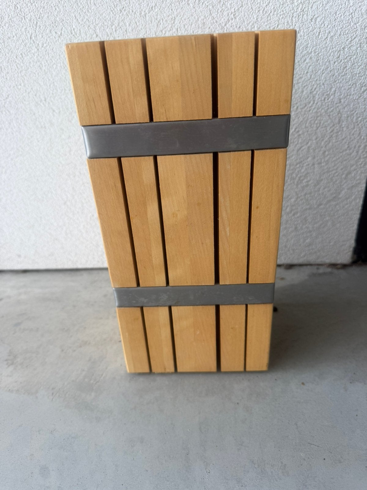 Houten mesblok, Ophalen of Verzenden, Gebruikt