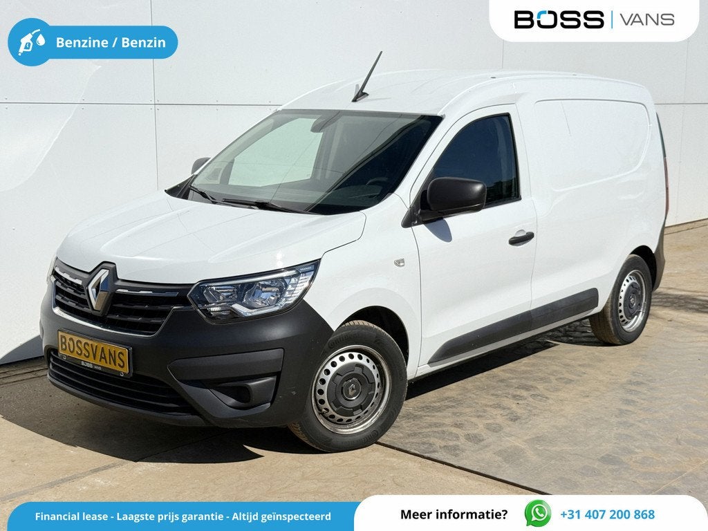 Renault Kangoo Comfort 1.3 TCe 100PK *Benzine* L1 Airco Navi, Voorwielaandrijving, Stof, Gebruikt, Zwart