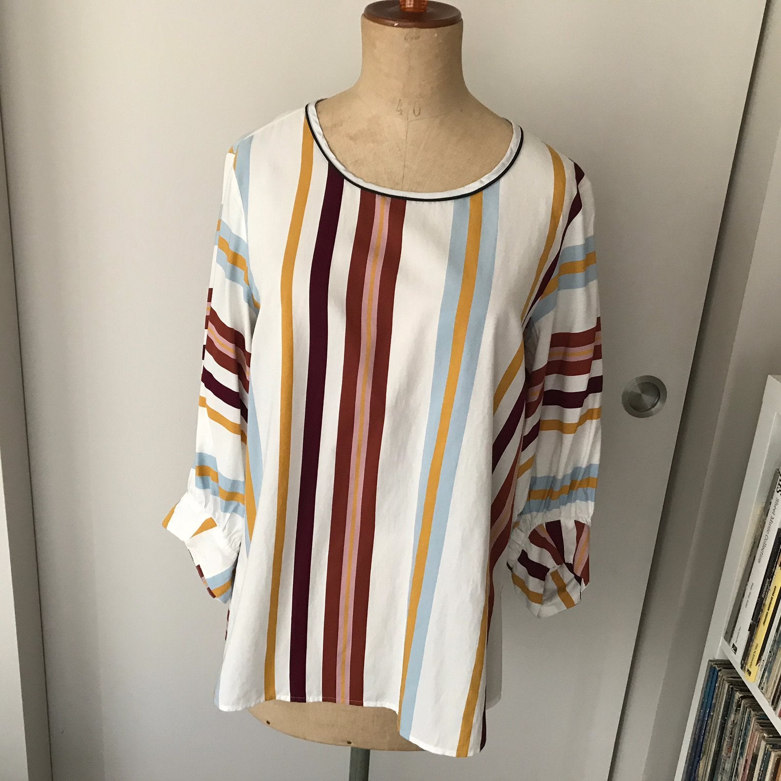 Blouse met strepen van Julia June maat 38, Ophalen of Verzenden, Zo goed als nieuw, Maat 38/40 (M)