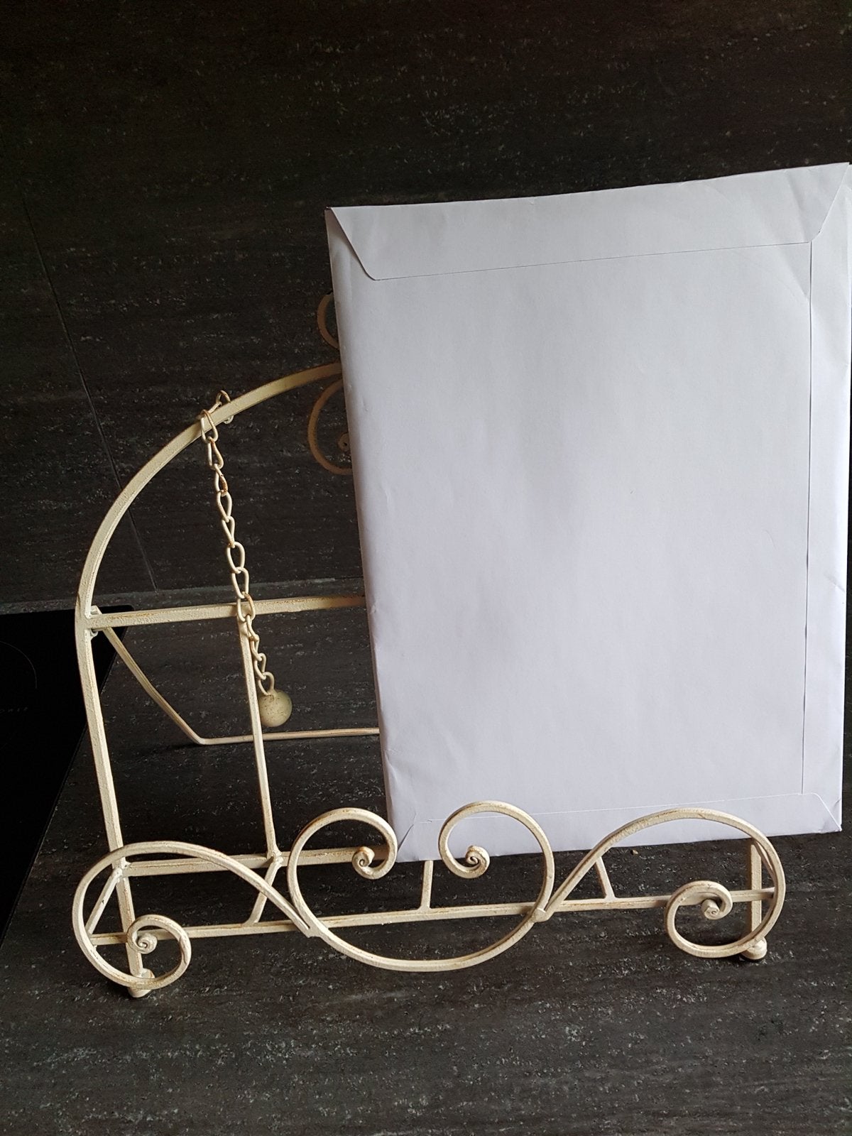Vintage boekenstaander, wit, goede staat, Huis en Inrichting, Ophalen, Zo goed als nieuw, Wit, Vintage