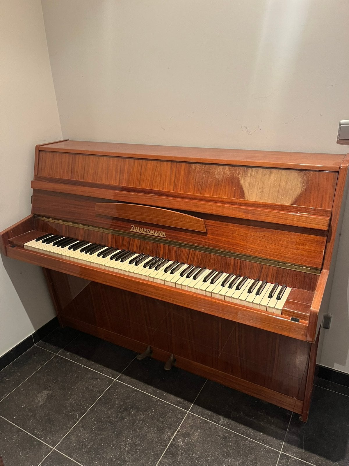 Piano zimmerman, Ophalen, Zo goed als nieuw, Piano