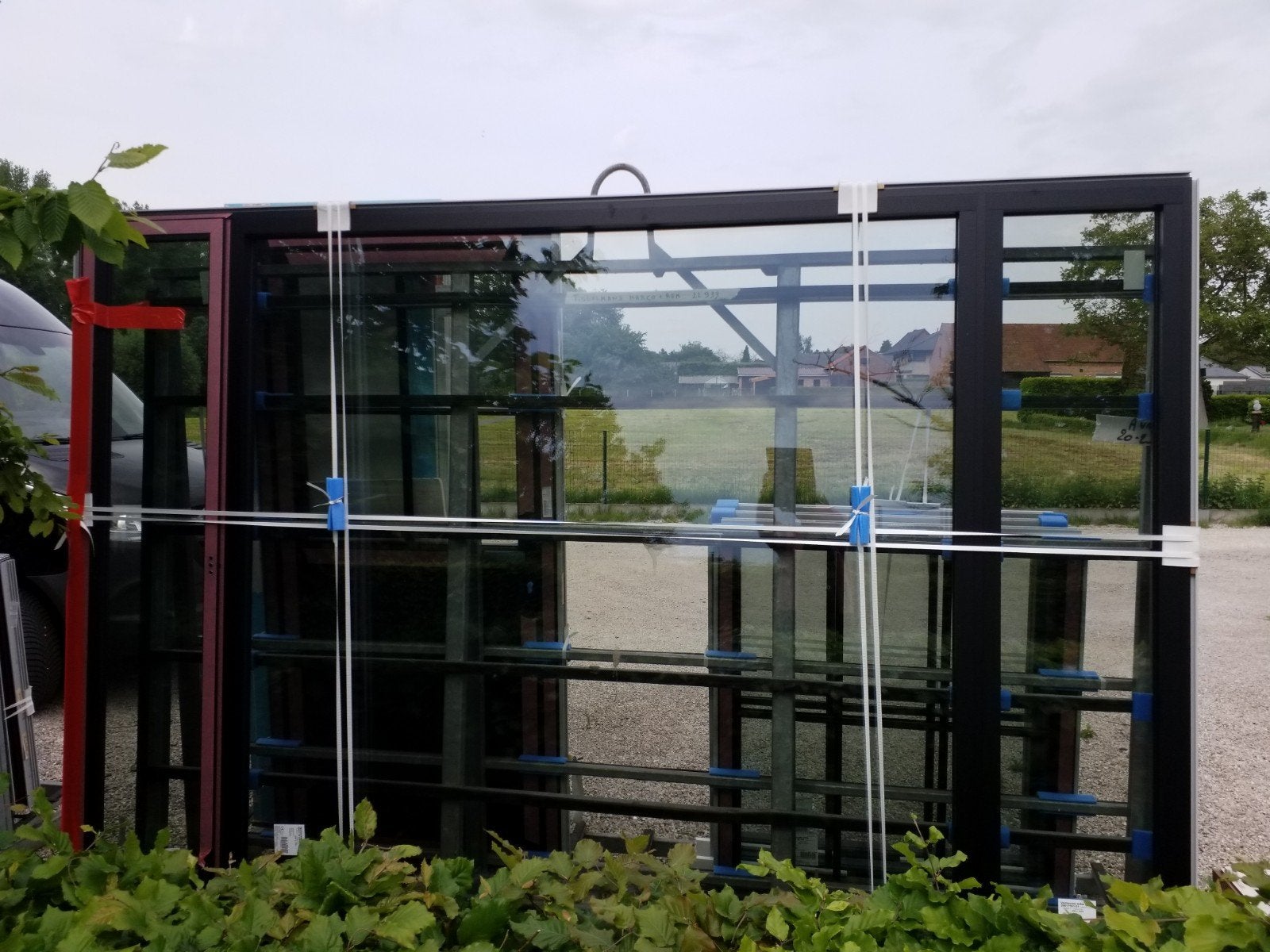 Nieuw aluminium raam zwart, Doe-het-zelf en Bouw, Ophalen
