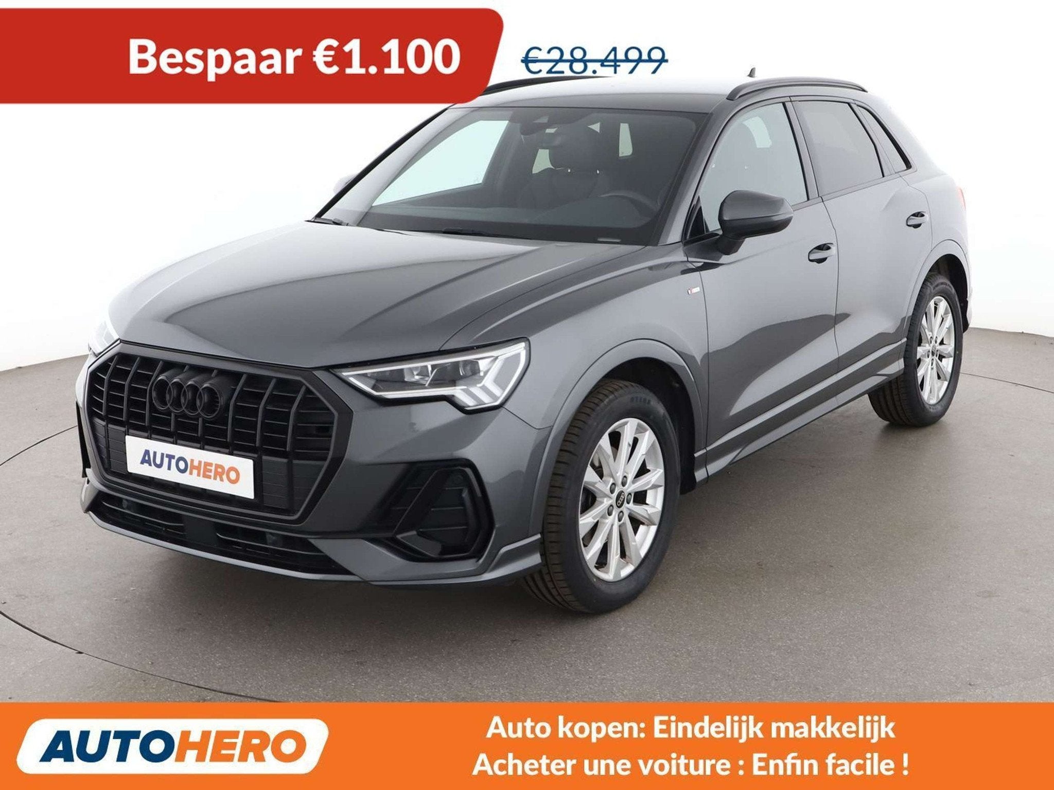 Audi Q3 35 TFSI Mild-Hybrid S line (bj 2022, automaat), Auto's, Overige brandstoffen, 5 zetels, 150 pk, SUV of Terreinwagen