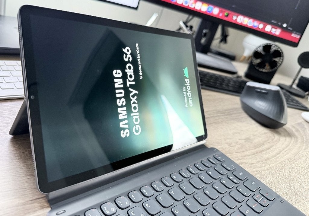 Samsung Galaxy Tab S6 128GB + keyboard AZERTY + S Pen, Computers en Software, 10 inch, Gebruikt, Uitbreidbaar geheugen, Galaxy Tab S6 (SM-T860)